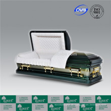 Luxes estilo americano 18ga Metal caixão caixão China fabrica